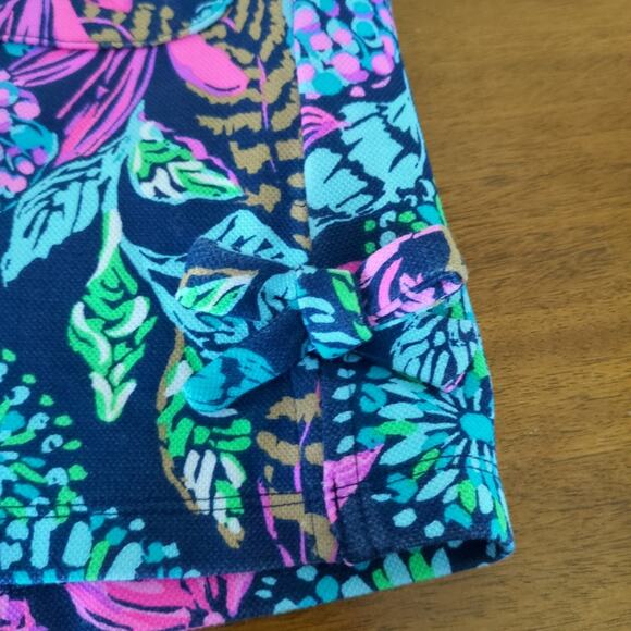 Lili Pulitzer Girls Little Lilly Knit Shift Dress CALYPSO COAST size Large 8-10 - Picture 7 of 11